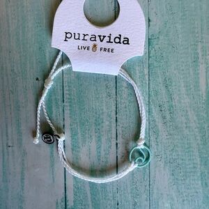Pura Vida White and Blue Bracelet